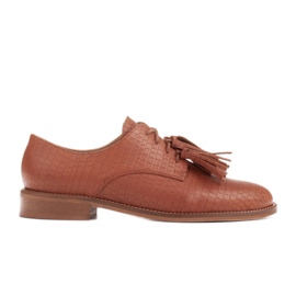 Marco Shoes Lace-up shoes with fringes brown Marco Shoes Lace-up shoes with fringes brown