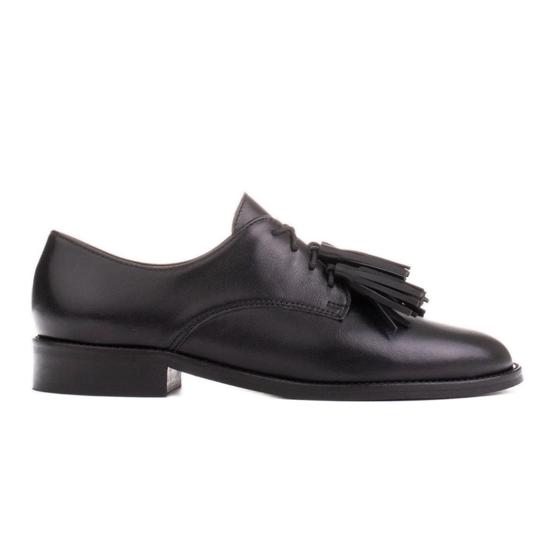 Marco Shoes Lace-up shoes with fringes black