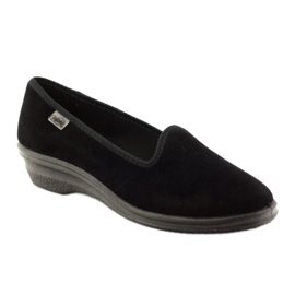 Black Befado 262D008 wedge sneakers