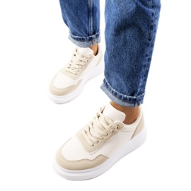 Selma beige women's sneakers