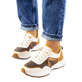 Women's brown Isham sneakers beige