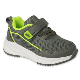 Befado children's shoes 516P117 grey green Befado children's shoes 516P117 grey green
