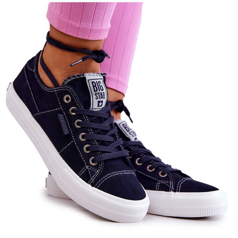 Women's Sneakers Big Star JJ274099 Navy blue sneakers