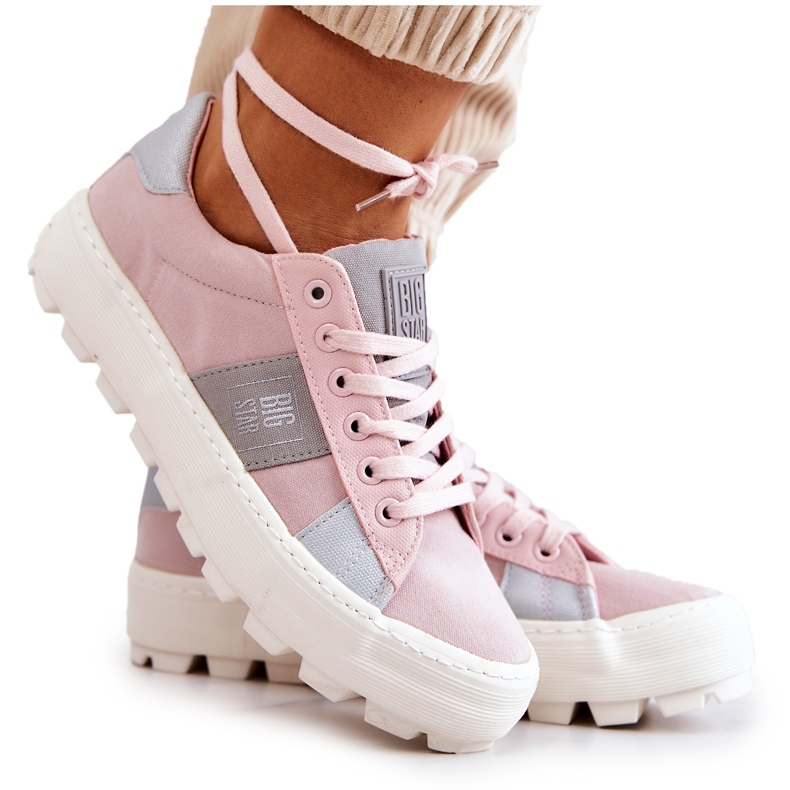 Women's sneakers Big Star JJ274481 Pink Women's sneakers Big Star JJ274481 Pink
