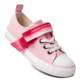 Children's Low Sneakers Big Star JJ374073 Pink