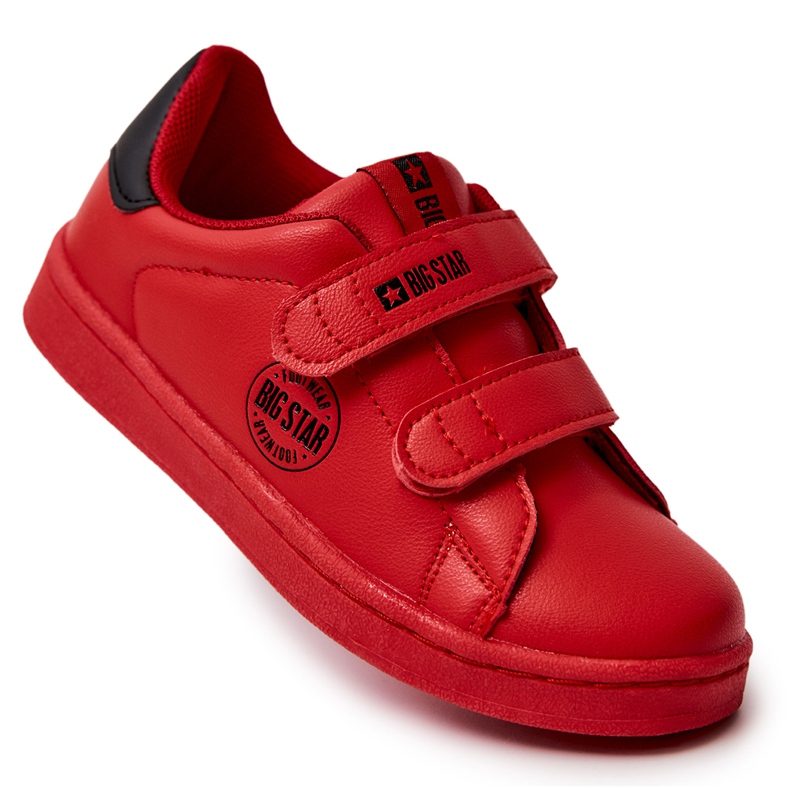 Children's Sneakers With Velcro Big Star DD374030 Red-Black