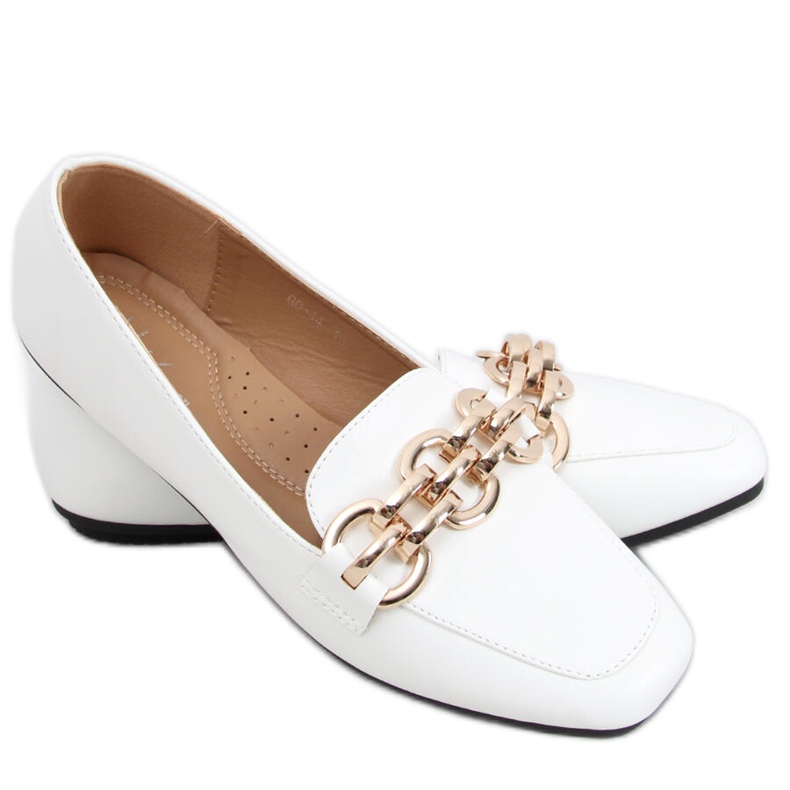Women's loafers Bianca White