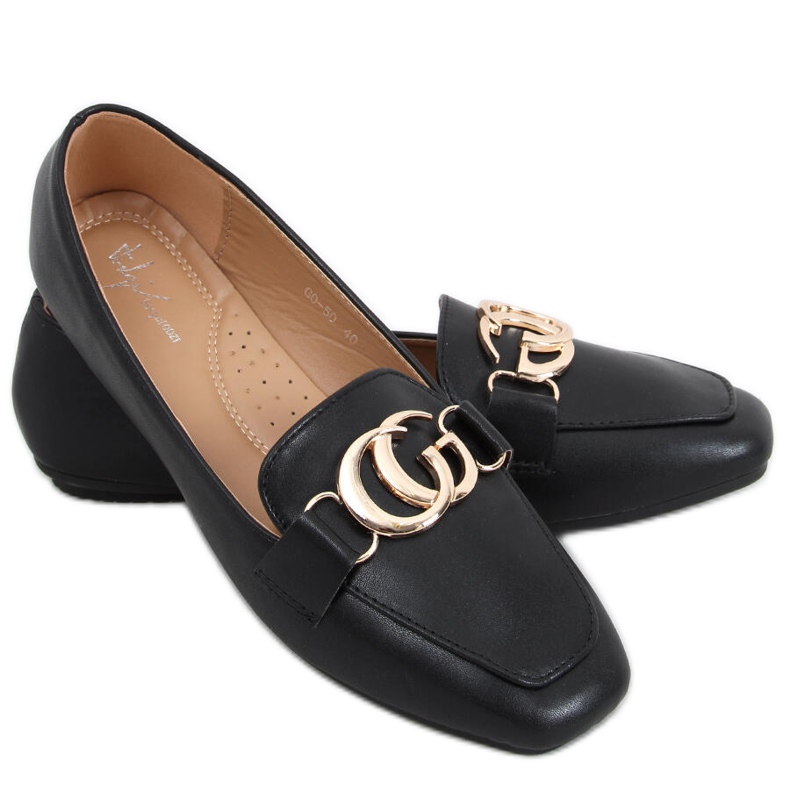 Elisa Black women's loafers