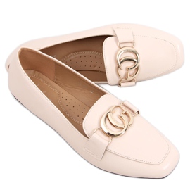 Elisa Nude women's loafers beige Elisa Nude women's loafers beige