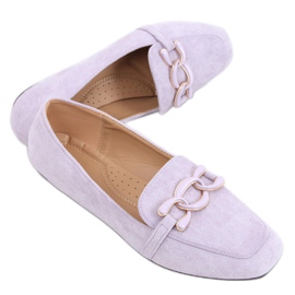 Carla Purple women's loafers