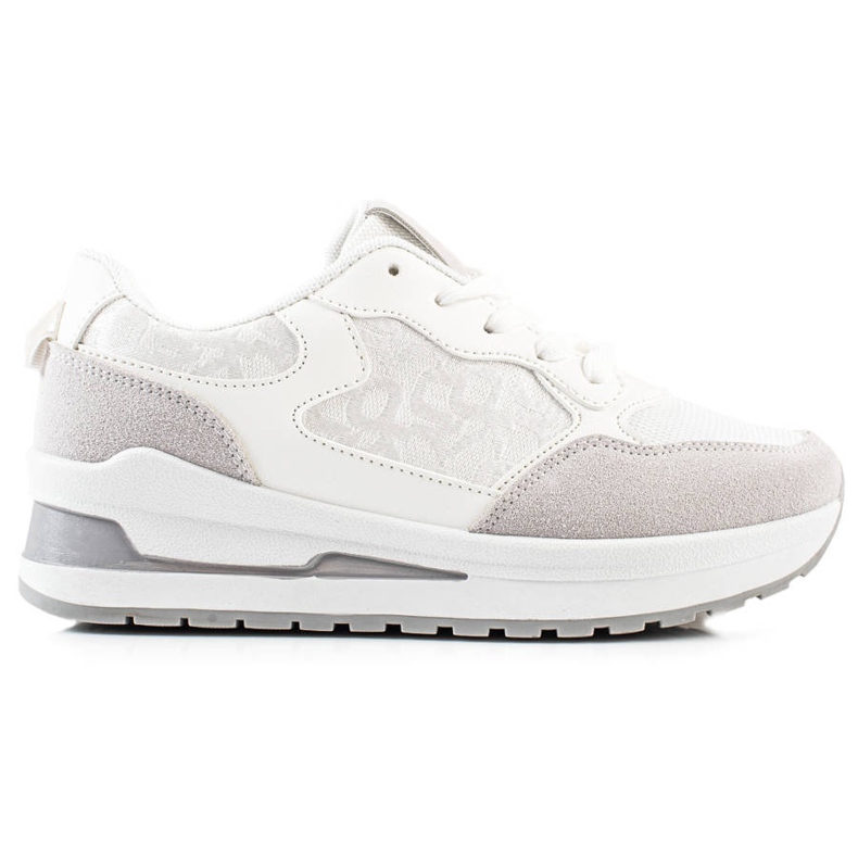 TRENDI Stylish Sneakers On The Platform white