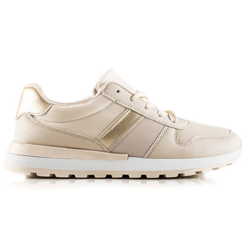 TRENDI Stylish Sneakers With Mesh beige