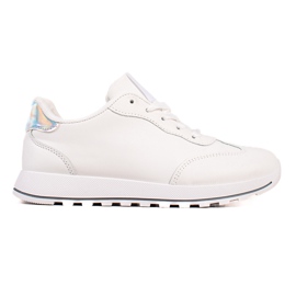 TRENDI Classic sport shoes made of eco leather white TRENDI Classic sport shoes made of eco leather white