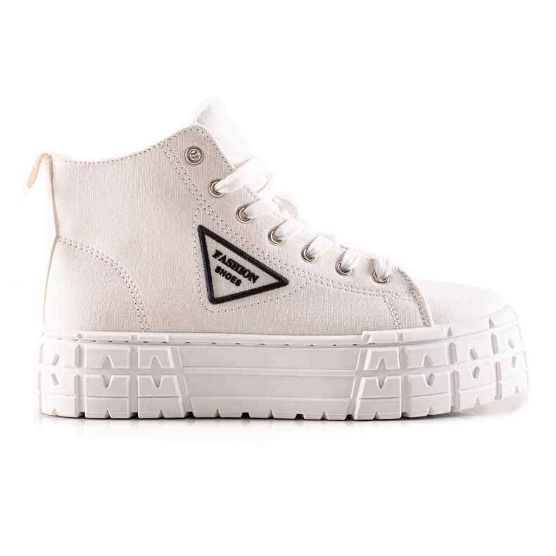TRENDI High-top Fashion Shoes white
