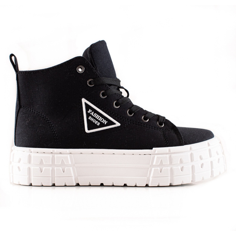 TRENDI High-top Fashion Shoes black