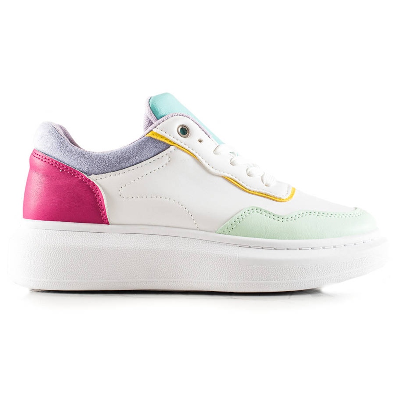 BUONAROTTI Fashionable Sport Shoes Sneakers white multicolored