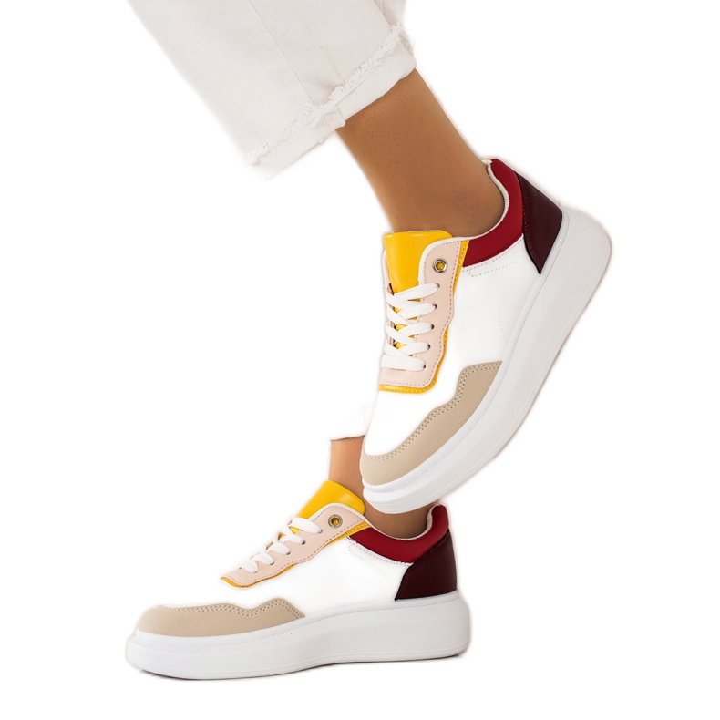 BUONAROTTI Fashionable Sport Shoes Sneakers white multicolored BUONAROTTI Fashionable Sport Shoes Sneakers white multicolored