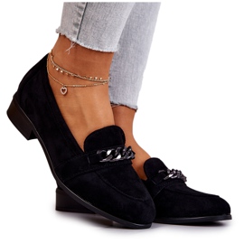 Vinceza Yasmin Black Suede Loafers Vinceza Yasmin Black Suede Loafers