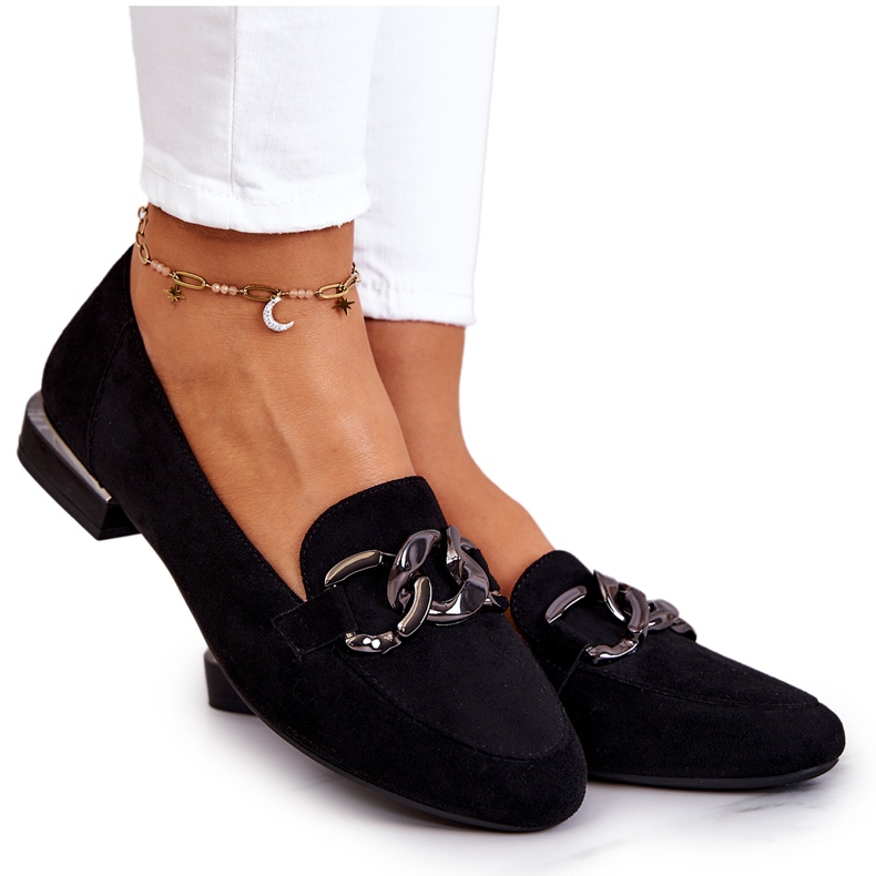 Suede Loafers Sergio Leone MK739 Black Suede Loafers Sergio Leone MK739 Black