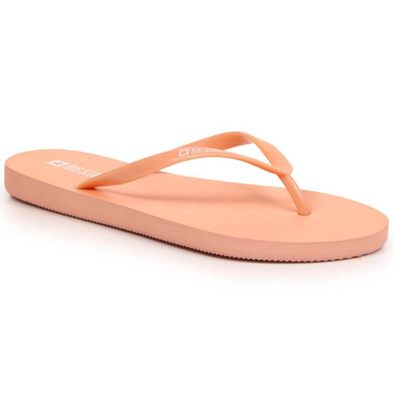 Beach flip-flops Big Star W JJ274A386 nude pink