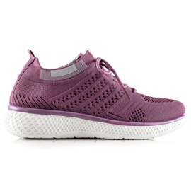 TRENDI Lace-up Sports Shoes purple