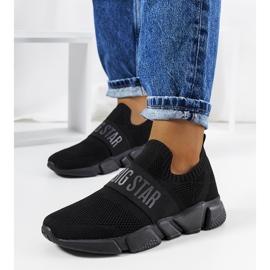 Black Big Star sports shoes JJ274296