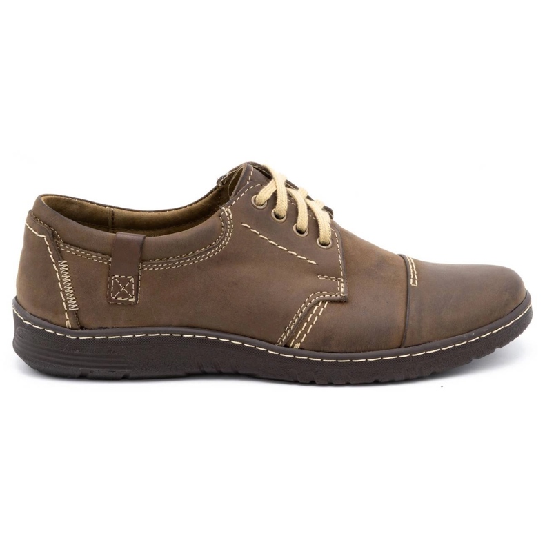 Olivier 416MP brown men's leather shoes