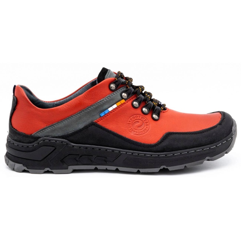 Olivier Men's leather trekking shoes 292GT red Olivier Men's leather trekking shoes 292GT red