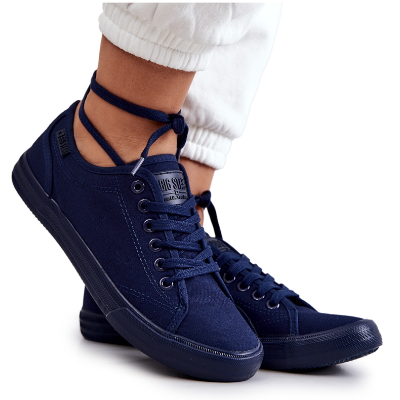 Women's Sneakers Low Big Star JJ274067 Navy Blue Women's Sneakers Low Big Star JJ274067 Navy Blue