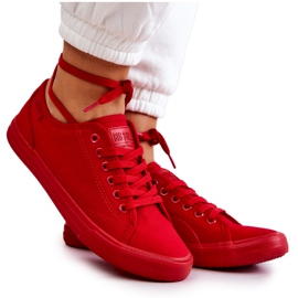 Women's Sneakers Low Big Star JJ274068 Red Women's Sneakers Low Big Star JJ274068 Red