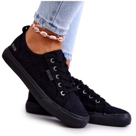 Openwork Sneakers Big Star JJ274064 Black Openwork Sneakers Big Star JJ274064 Black