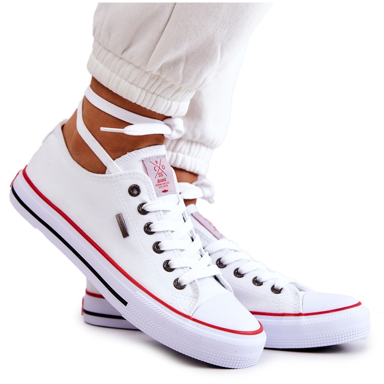 Women's Classic Sneakers Cross Jeans JJ2R4009C White Women's Classic Sneakers Cross Jeans JJ2R4009C White