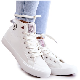 Women's High Cross Jeans JJ2R4056C White Sneakers