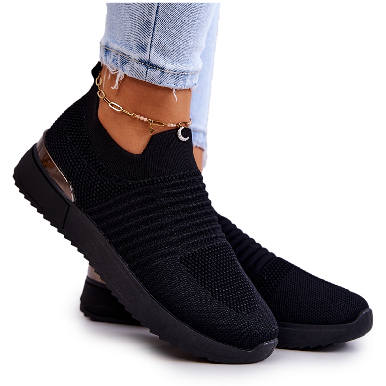 News Lorento Black Textile Sport Shoes News Lorento Black Textile Sport Shoes