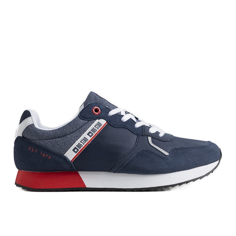 Men's navy blue sneakers Big Star JJ174146 Men's navy blue sneakers Big Star JJ174146