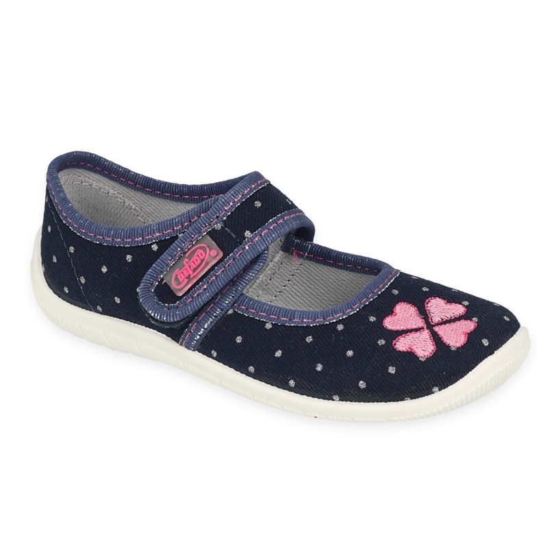 Befado children's shoes 945X465 navy blue pink