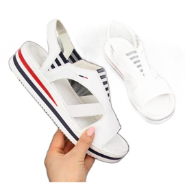 Rieker W V02Y5 wedge sandals white Rieker W V02Y5 wedge sandals white