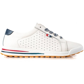 Filippo Classic Leather Sneakers white