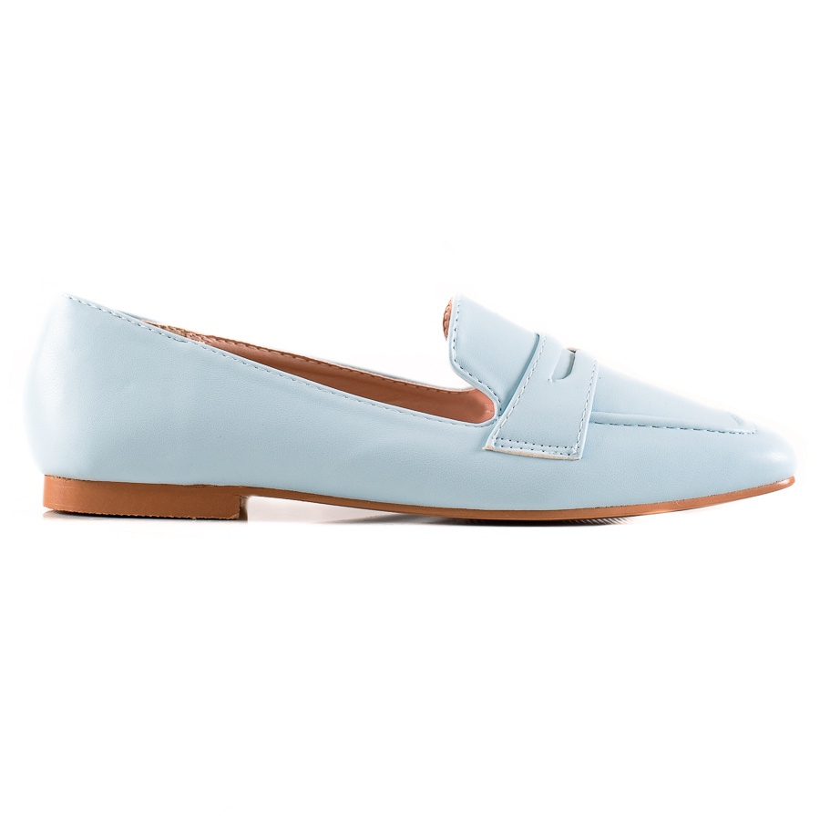 Pale blue 2025 loafers ladies