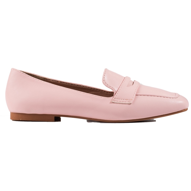 Classic Loafers With Eco Leather pink