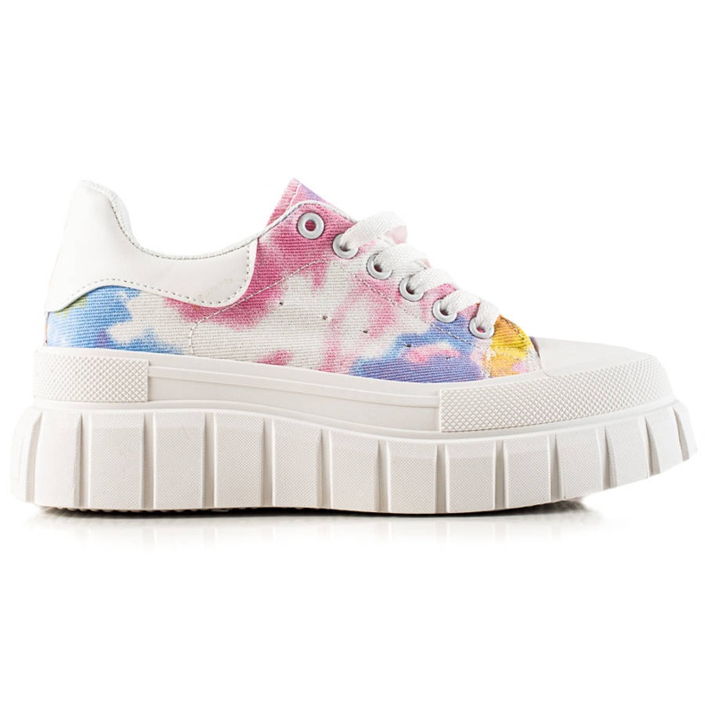 TRENDI Colorful Sneakers On The Platform multicolored