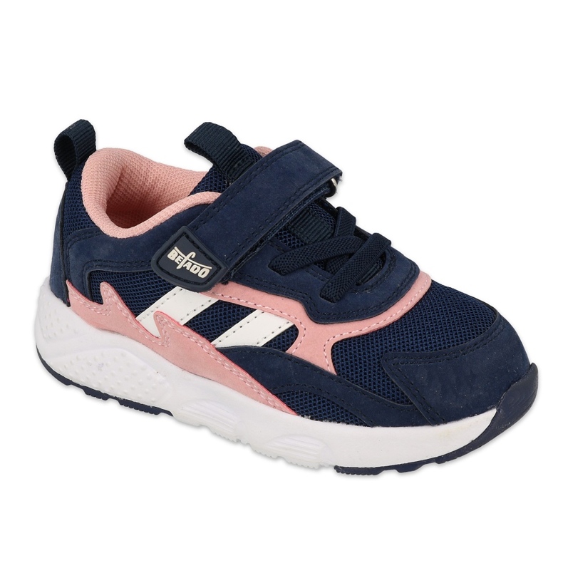 Befado children's shoes 516P124 navy blue pink Befado children's shoes 516P124 navy blue pink