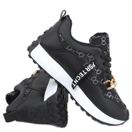 Sneakers with chain Elena Black