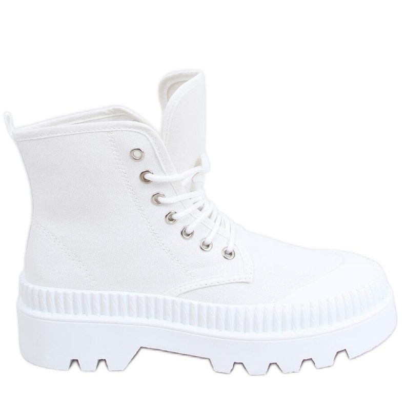 Costa White ankle-high trekking sneakers