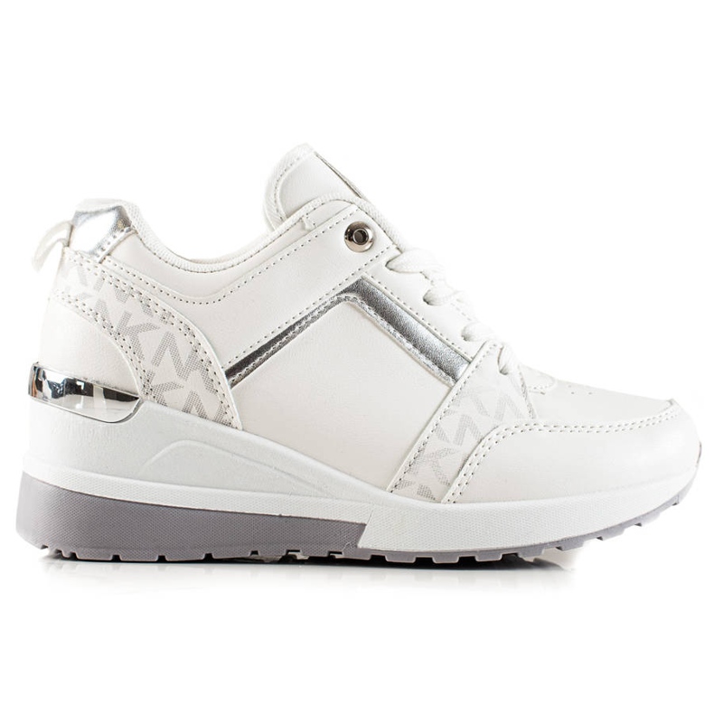 TRENDI Stylish wedge sneakers white TRENDI Stylish wedge sneakers white