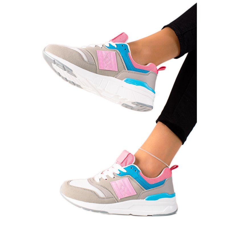 TRENDI Casual Sport Shoes beige multicolored TRENDI Casual Sport Shoes beige multicolored