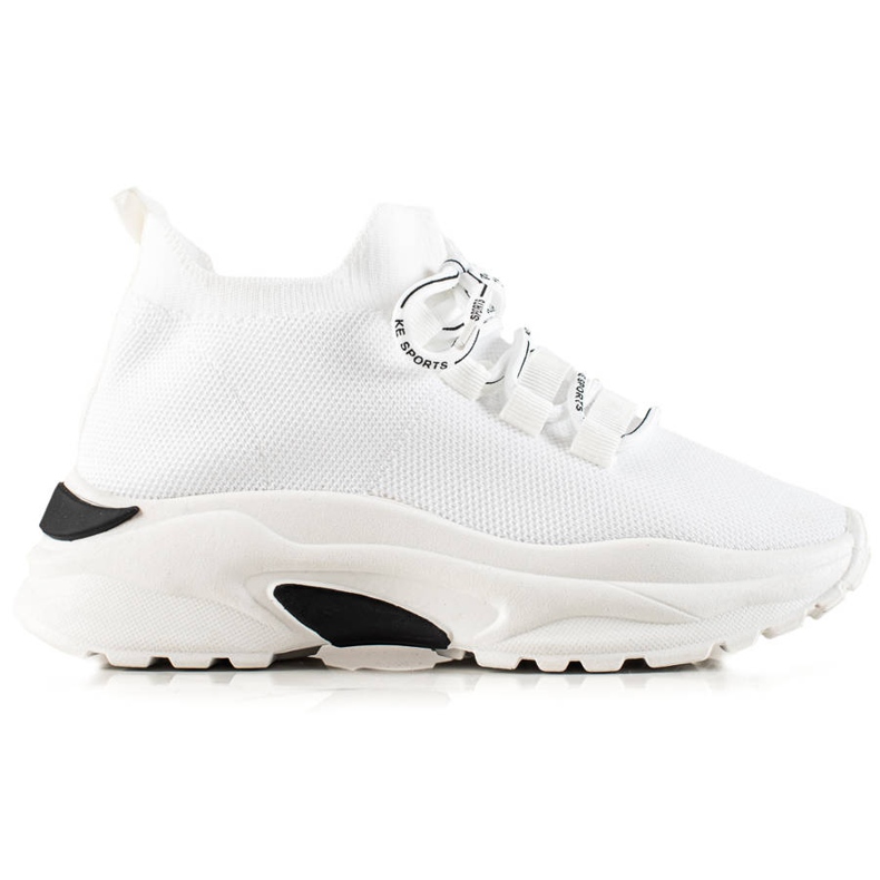 Camo Comfortable Sports Shoes On The Platform white