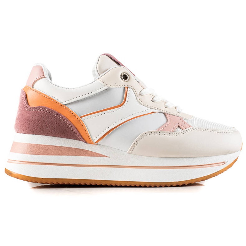 TRENDI Colorful Sneaks On The Platform white multicolored