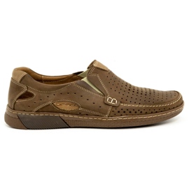 Olivier Leather men's shoes 937MP brown Olivier Leather men's shoes 937MP brown