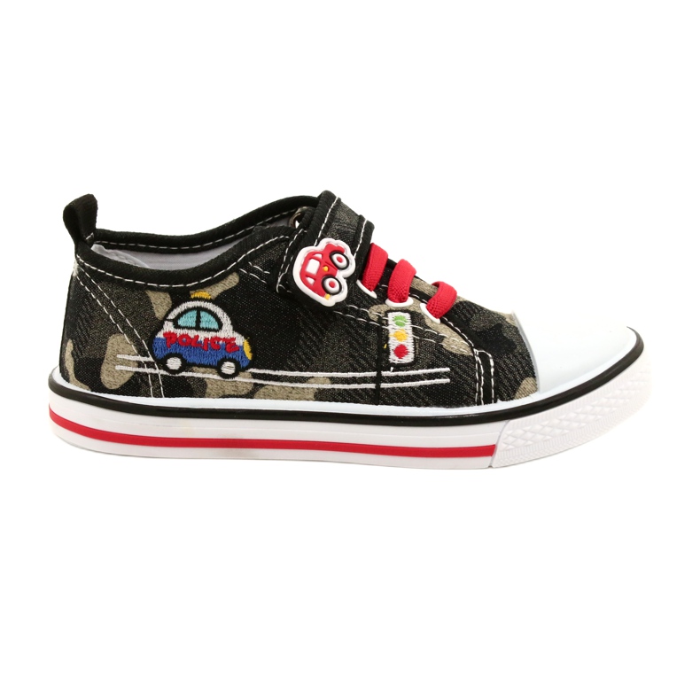 American Club American sneakers children's shoes leather insert TEN54 / 22 Moro beige black